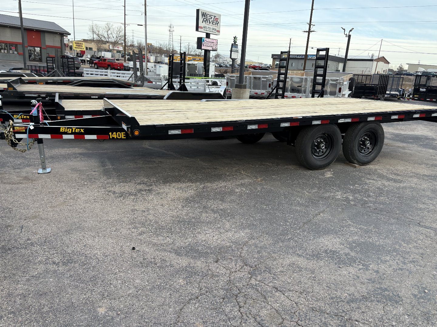 New 2025 Big Tex Trailers 14OE-20STA-S8BK Equipment Trailer