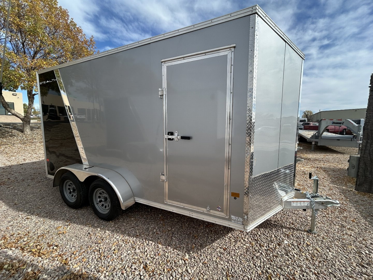 New 2025 ALCOM C 7X14 STEALTH ALL ALUMINUM Cargo / Enclosed Trailer