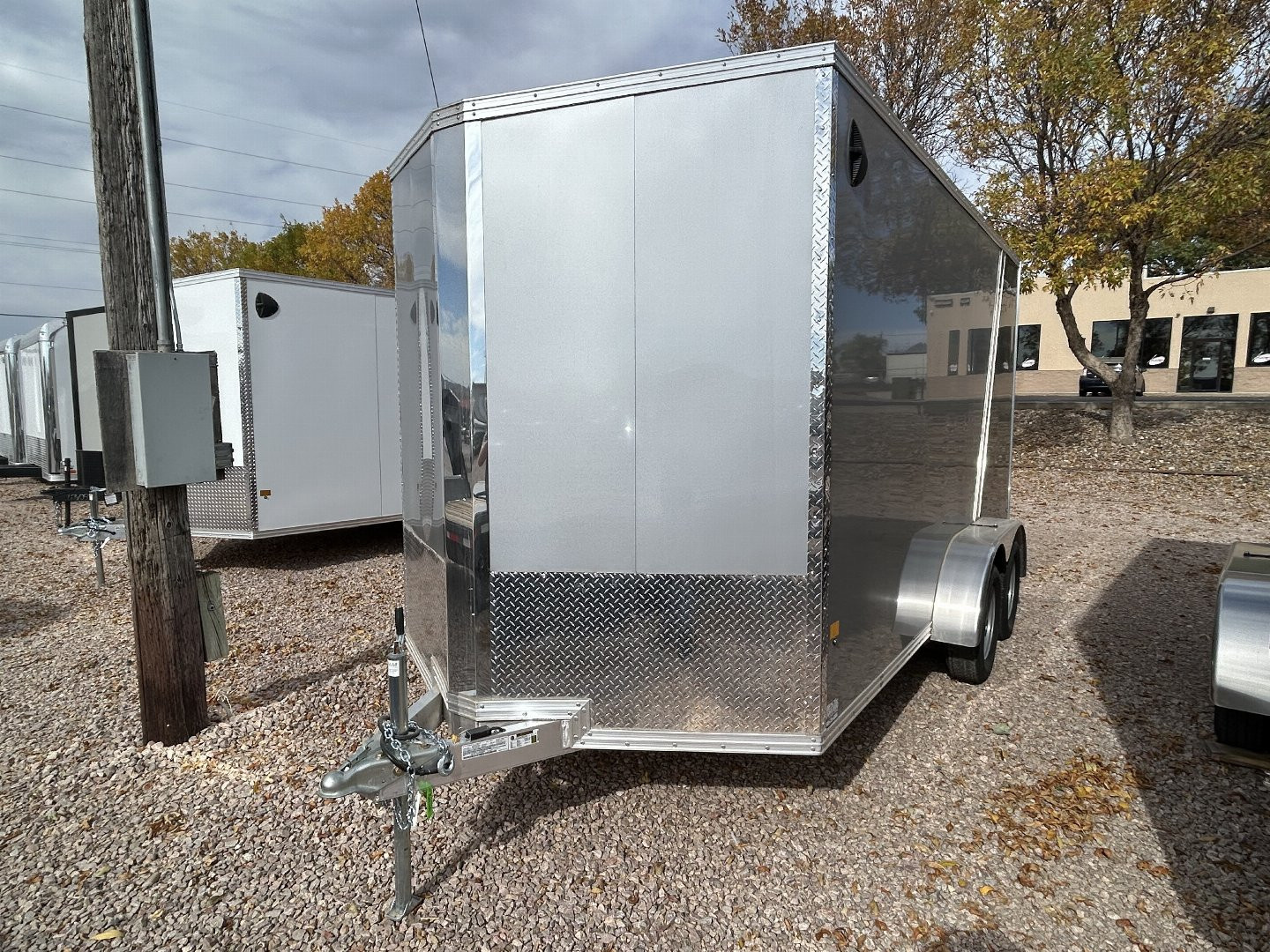 New 2025 ALCOM C 7X14 STEALTH ALL ALUMINUM Cargo / Enclosed Trailer