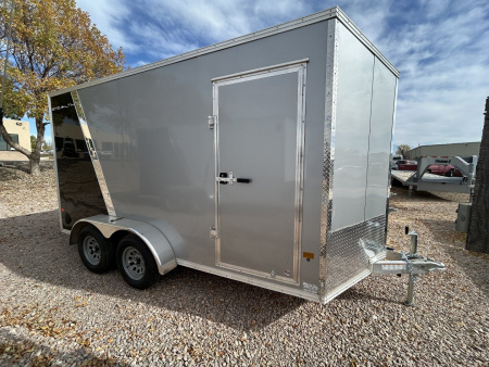 New 2025 ALCOM C 7X14 STEALTH ALL ALUMINUM Cargo / Enclosed Trailer