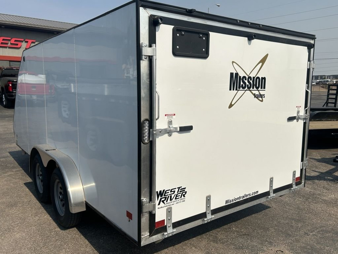 New 2025 ALCOM MFS 7.5X16 ALL ALUMINUM Cargo / Enclosed Trailer
