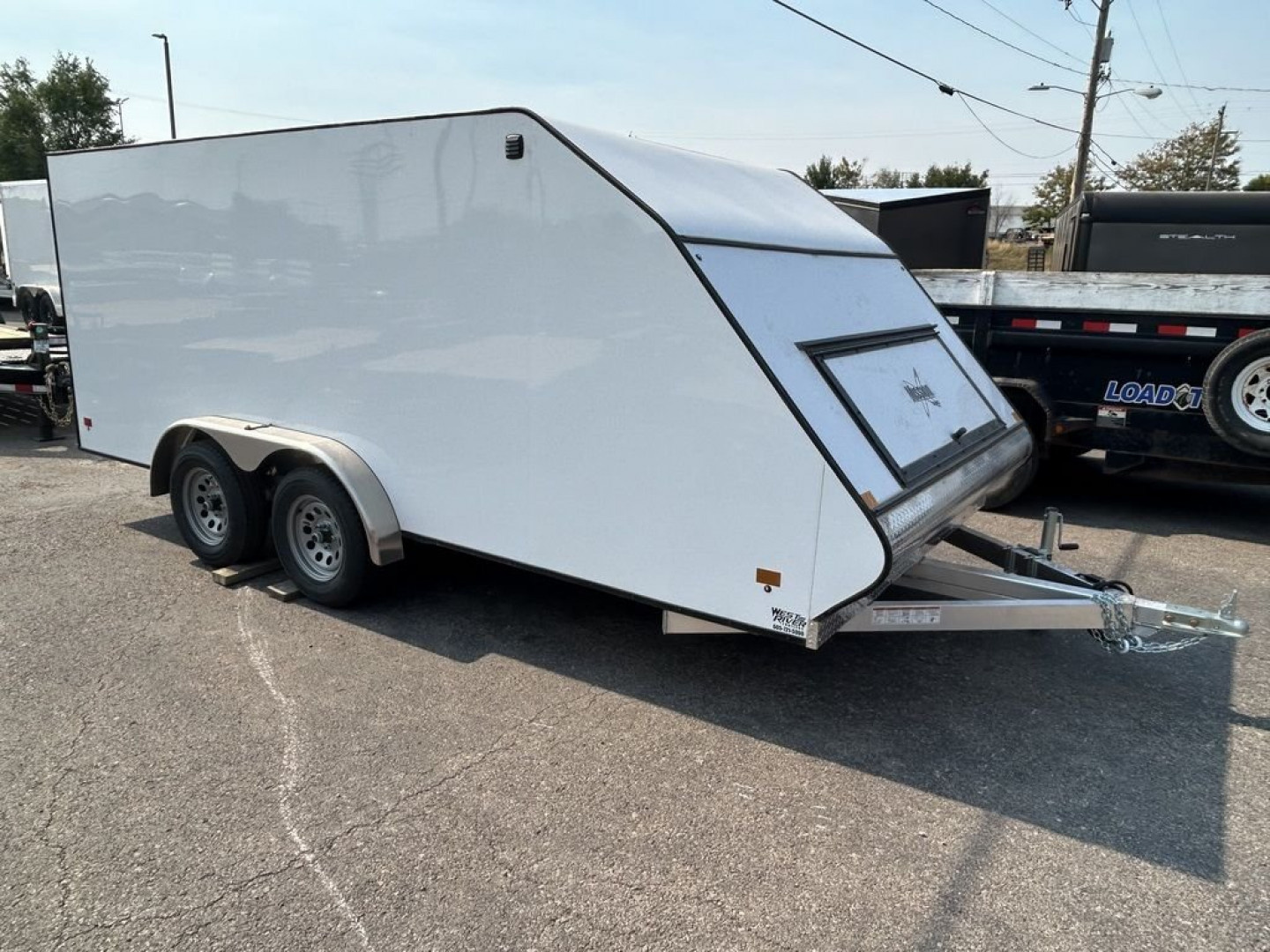 New 2025 ALCOM MFS 7.5X16 ALL ALUMINUM Cargo / Enclosed Trailer