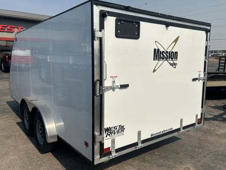 New 2025 ALCOM MFS 7.5X16 ALL ALUMINUM Cargo / Enclosed Trailer