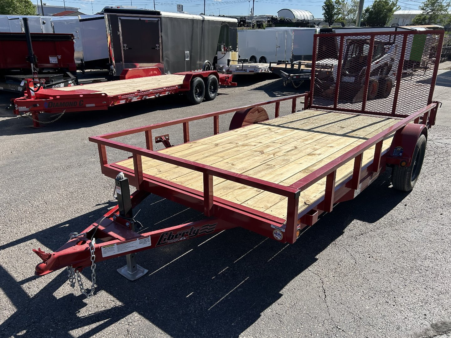 New 2025 Liberty Trailers LU3K Utility Trailer 14'x78" Utility Trailer
