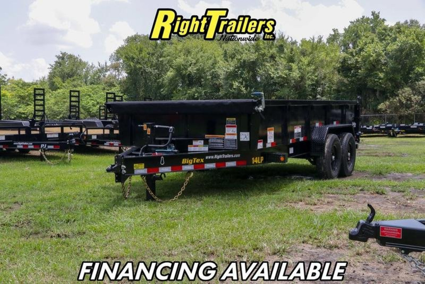 New 2023 7x16 Big Tex Dump Trailer 14LP-16BK6SIRPD