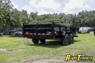 New 2023 7x16 Big Tex Dump Trailer 14LP-16BK6SIRPD