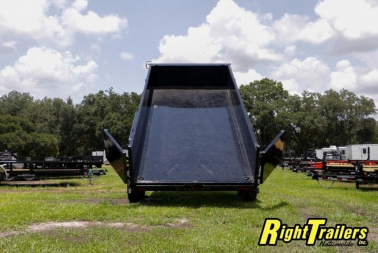 New 2023 7x16 Big Tex Dump Trailer 14LP-16BK6SIRPD
