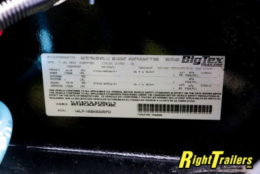 New 2023 7x16 Big Tex Dump Trailer 14LP-16BK6SIRPD