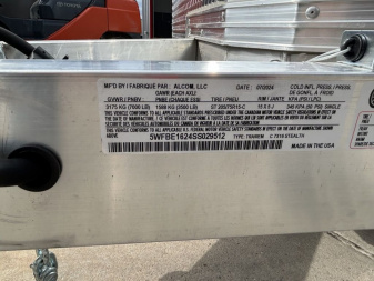 New 2025 ALCOM C 7X16 S-XLT ALL ALUMINUM Cargo / Enclosed Trailer