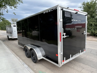New 2025 ALCOM C 7X16 S-XLT ALL ALUMINUM Cargo / Enclosed Trailer