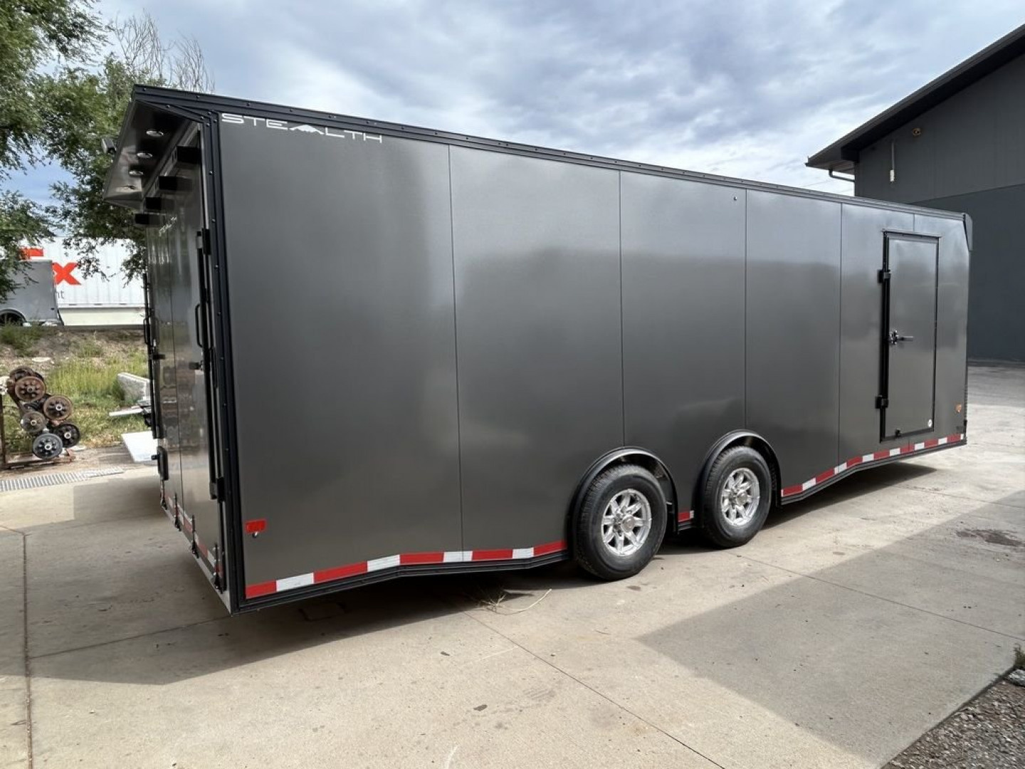 New 2025 ALCOM Stealth 8.5x24SCH ALL ALUMINUM Cargo / Enclosed Trailer