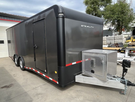 New 2025 ALCOM Stealth 8.5x24SCH ALL ALUMINUM Cargo / Enclosed Trailer