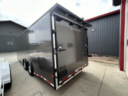 New 2025 ALCOM Stealth 8.5x24SCH ALL ALUMINUM Cargo / Enclosed Trailer
