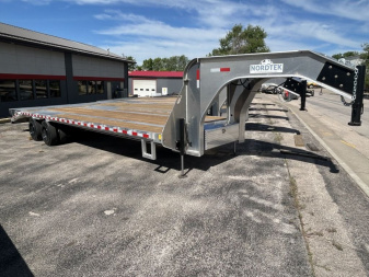 New 2024 NORDTEK DO102X25-24K GN Flatbed Trailer