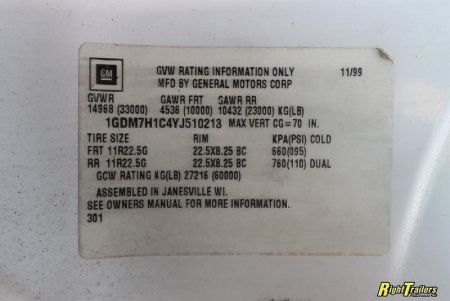 Used 2000 GMC MOTORCOACH