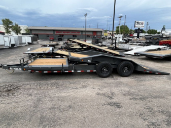 New 2025 PJ Trailers 6  Channel Super-Wide Tilt (TS) 22' Tilt Trailer