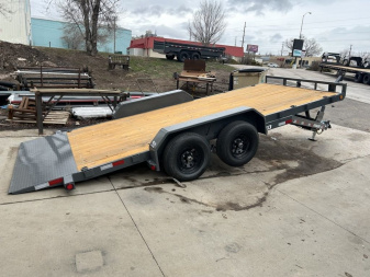 New 2024 PJ Trailers 83  Hydraulic Quick Tilt (TH) 18' Tilt Trailer