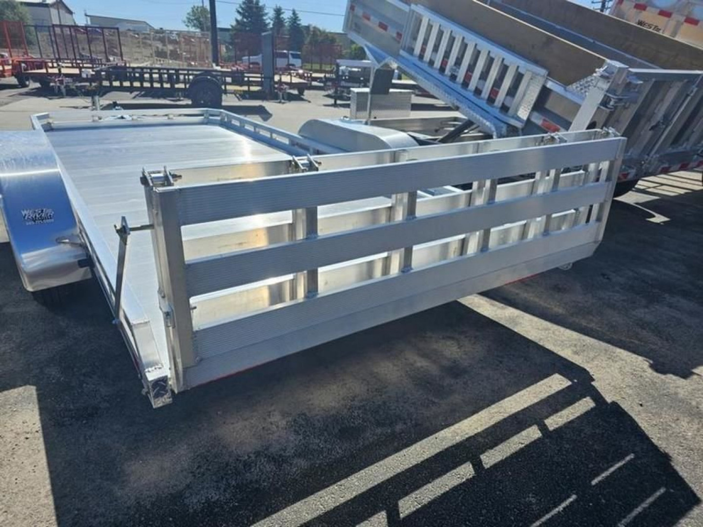 New 2024 ALCOM U 6.5X16FA ALL ALUMINUM Utility Trailer
