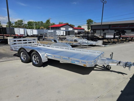 New 2024 ALCOM U 6.5X16FA ALL ALUMINUM Utility Trailer