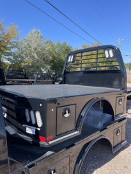 New 2025 CM Truck Beds SK Steel Single Wheel Long