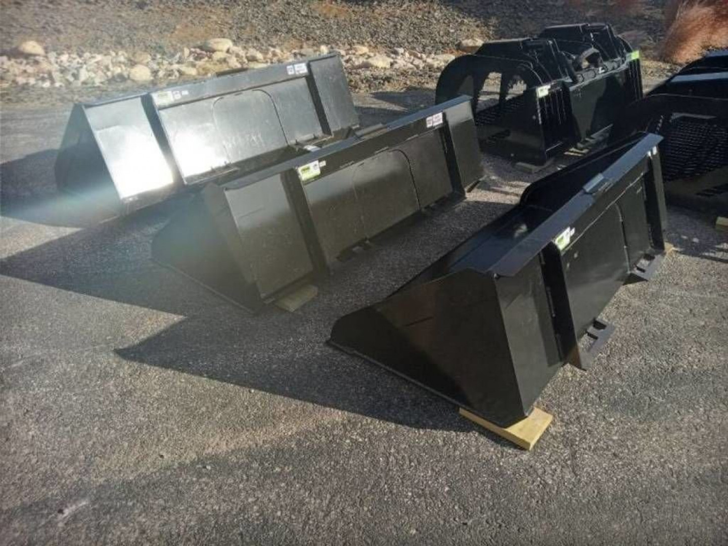 New 2024 Prime Attachments Skid Steer Attachment 72" Dirt Bucket