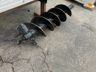 New 2026 Prime Attachments Skid Steer Attachment 12" Auger Bit Attachment