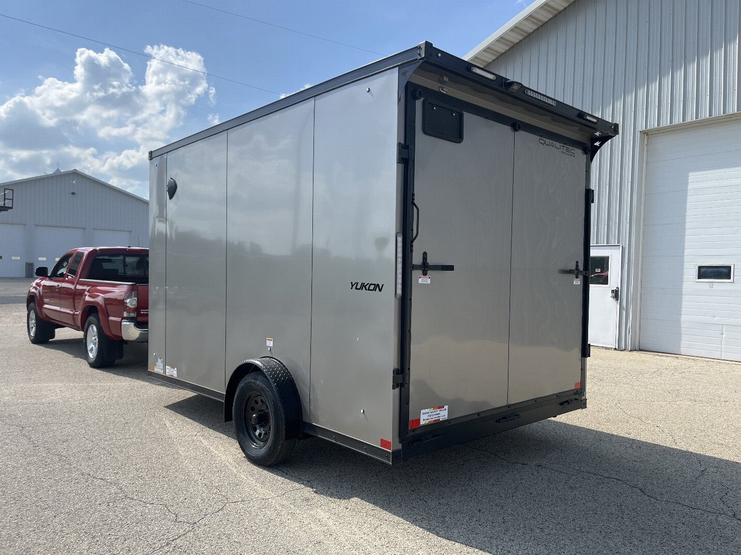 New 2025 Qualitec 7.5'x12'+30" Yukon w/ UTV Package Cargo / Enclosed Trailer