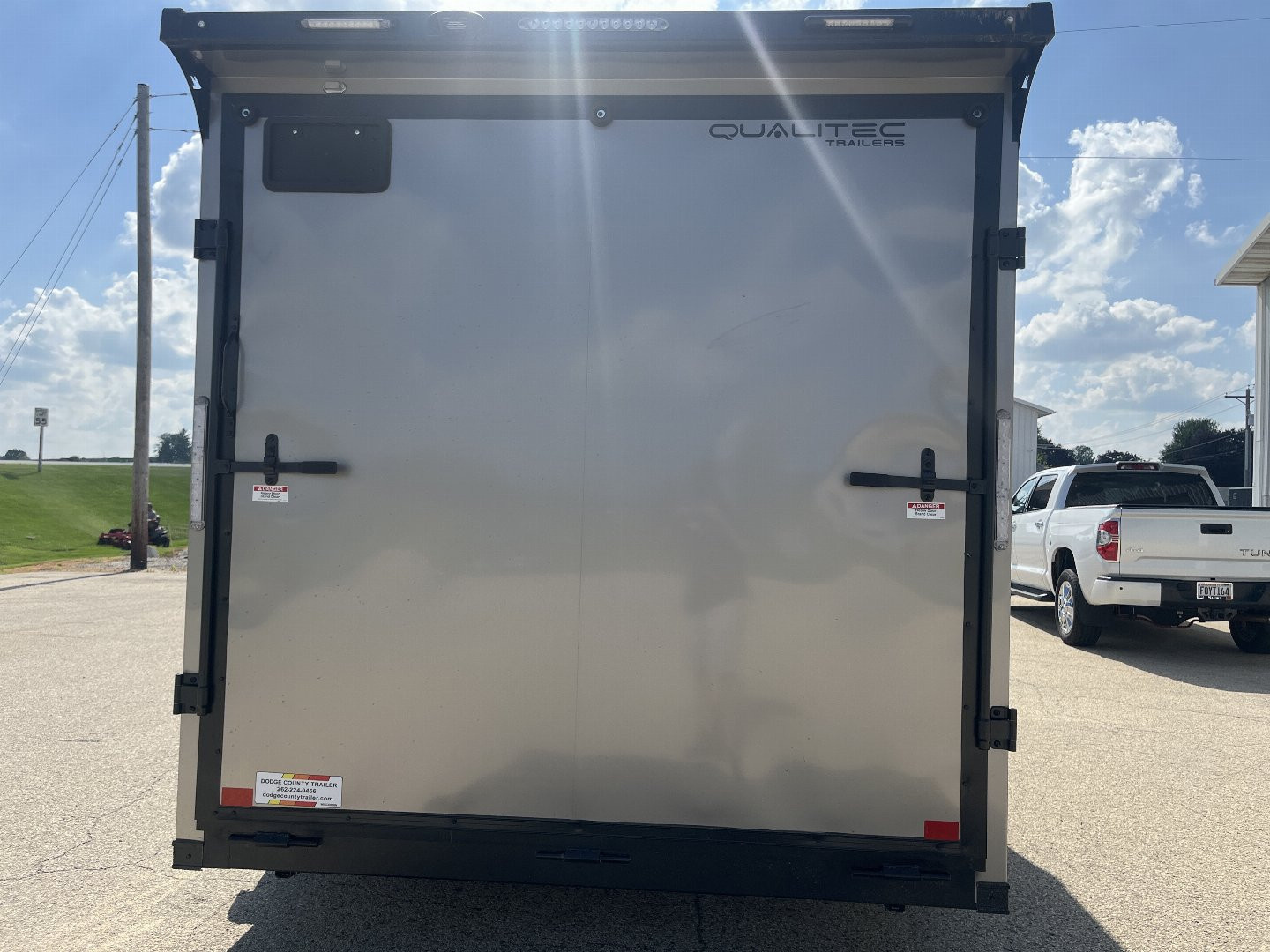 New 2025 Qualitec 7.5'x12'+30" Yukon w/ UTV Package Cargo / Enclosed Trailer