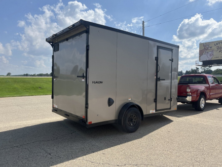 New 2025 Qualitec 7.5'x12'+30" Yukon w/ UTV Package Cargo / Enclosed Trailer