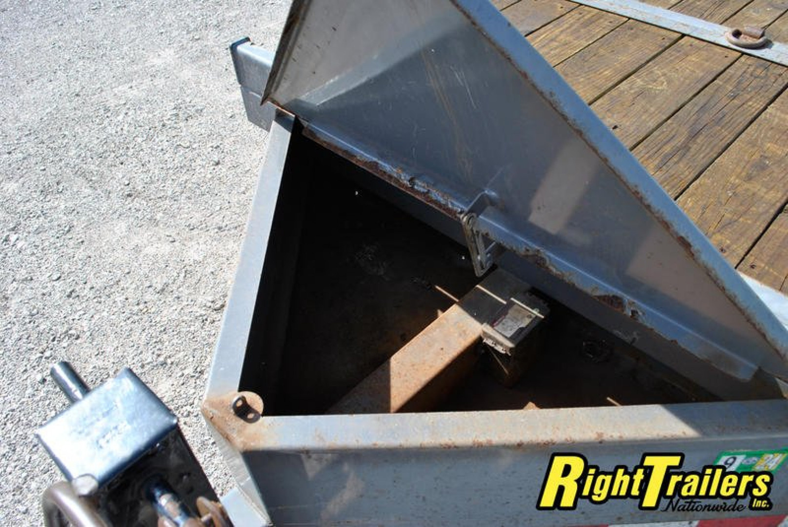 Used 2018 7X22 MIDSOTA Tilt Bed Equipment Trailer