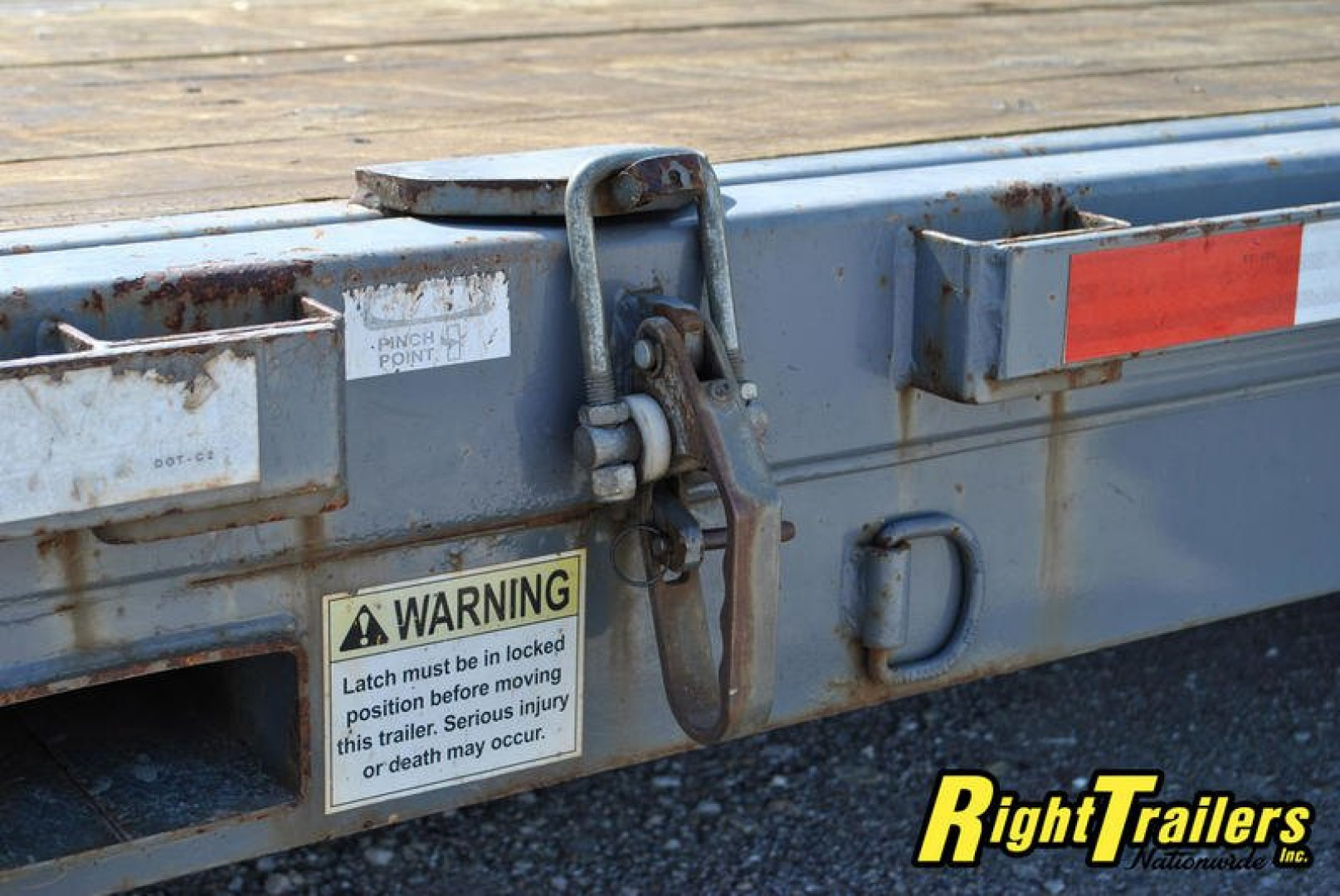 Used 2018 7X22 MIDSOTA Tilt Bed Equipment Trailer