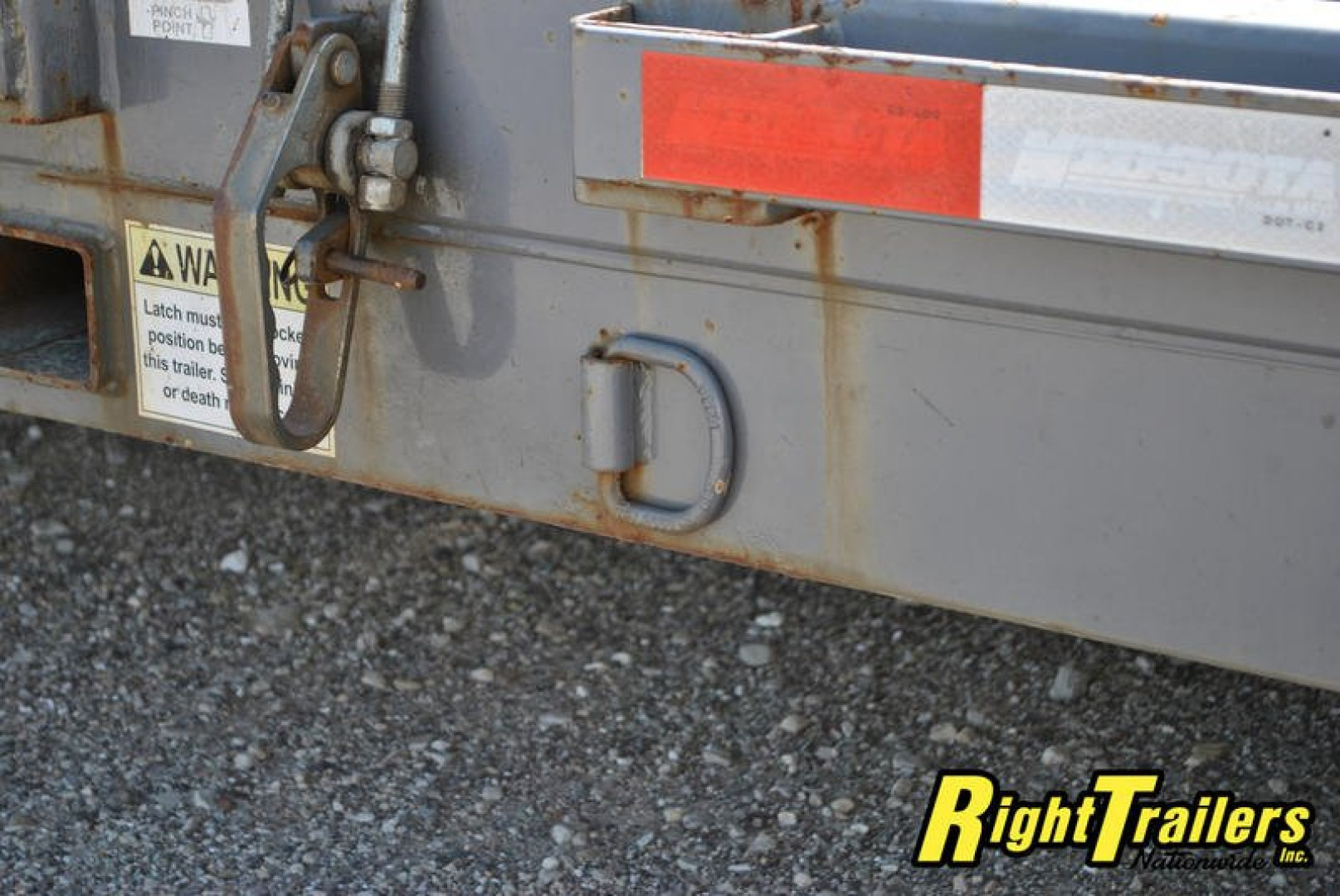 Used 2018 7X22 MIDSOTA Tilt Bed Equipment Trailer