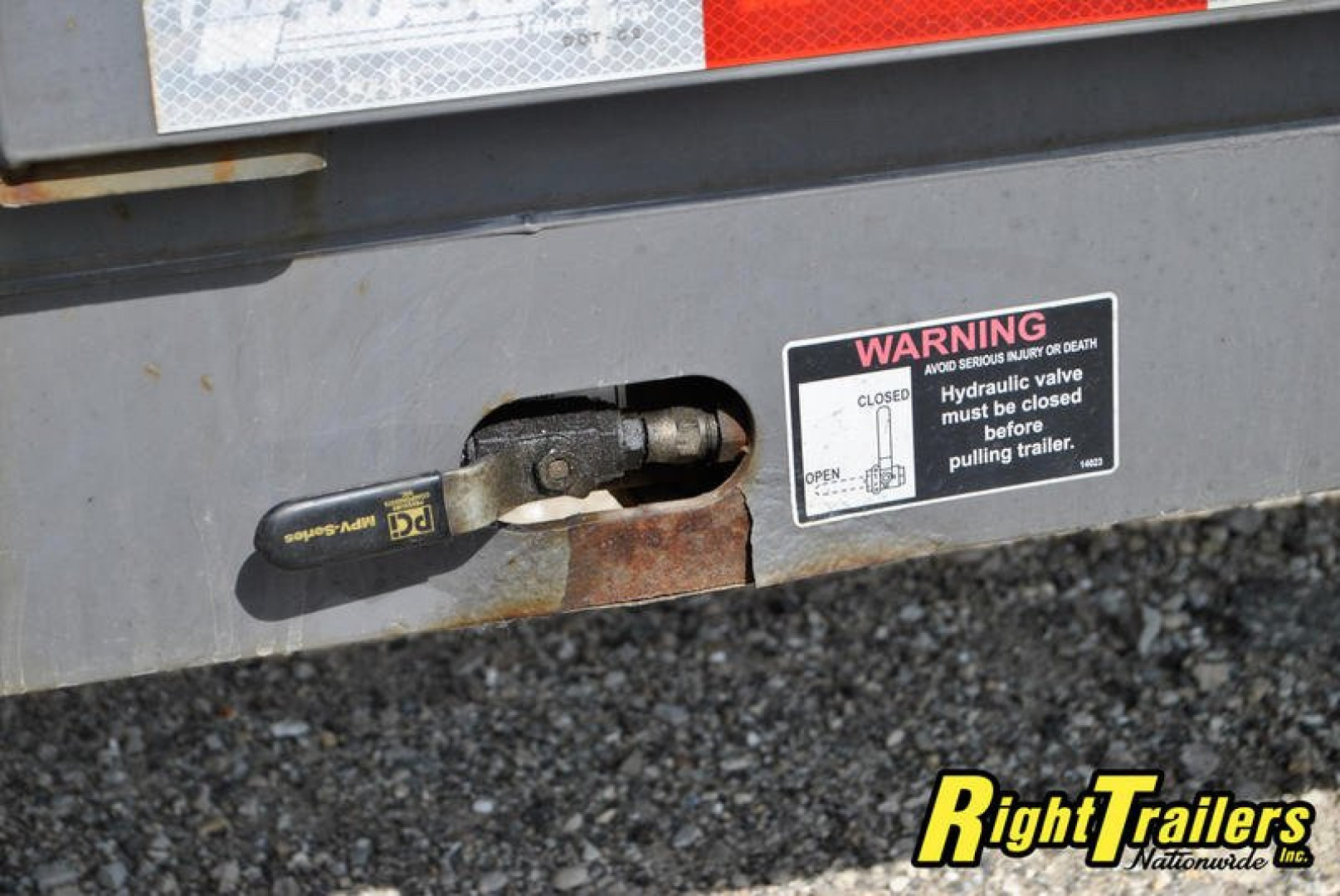 Used 2018 7X22 MIDSOTA Tilt Bed Equipment Trailer