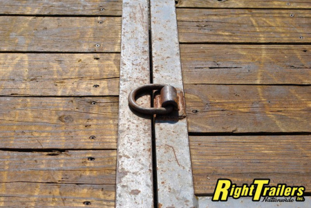 Used 2018 7X22 MIDSOTA Tilt Bed Equipment Trailer