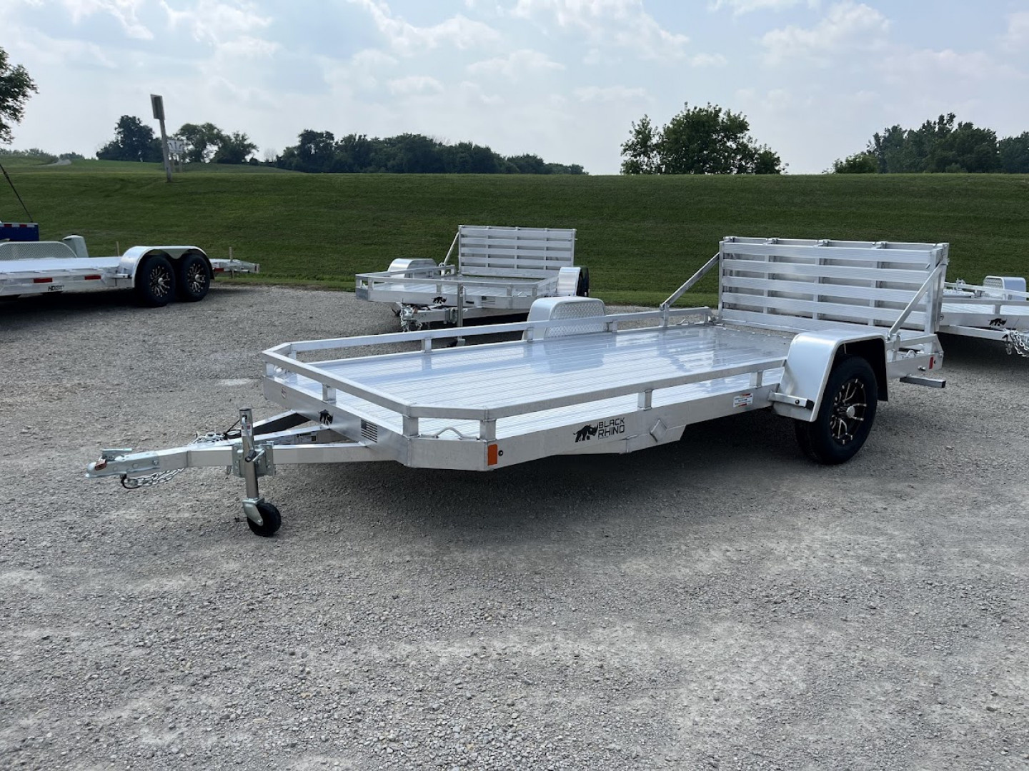 New 2025 Black Rhino Low Pro LPS8114A-3K, Aluminum Trailer w/ Bi-Fold Gate