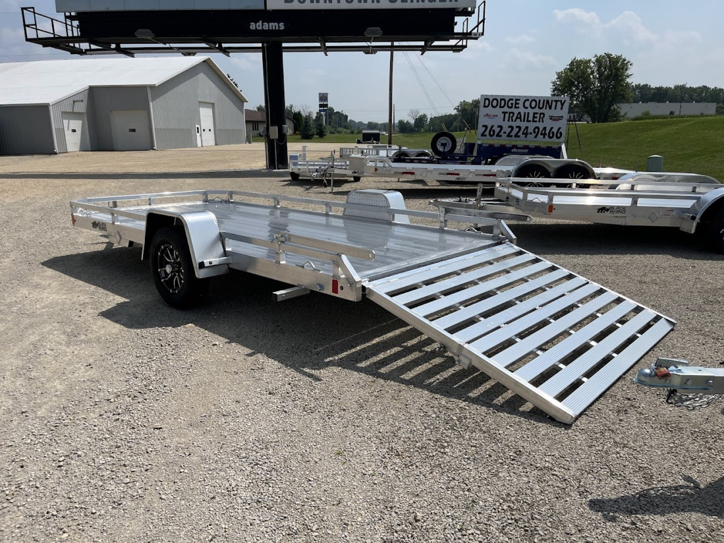 New 2025 Black Rhino Low Pro LPS8114A-3K, Aluminum Trailer w/ Bi-Fold Gate