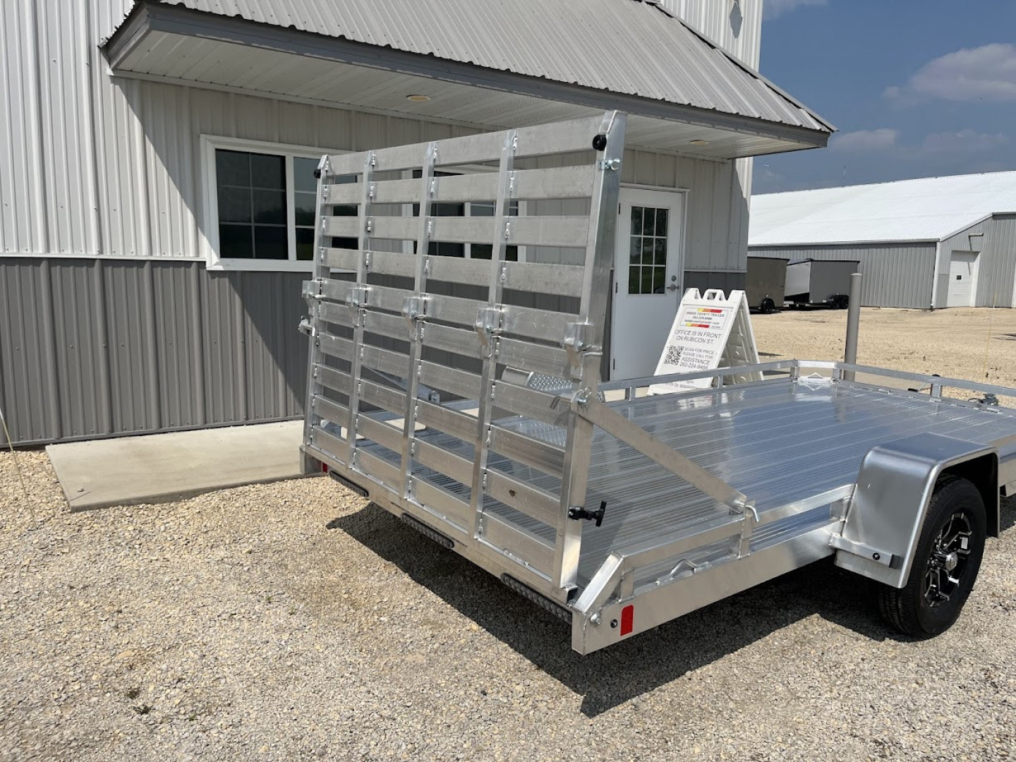 New 2025 Black Rhino Low Pro LPS8114A-3K, Aluminum Trailer w/ Bi-Fold Gate