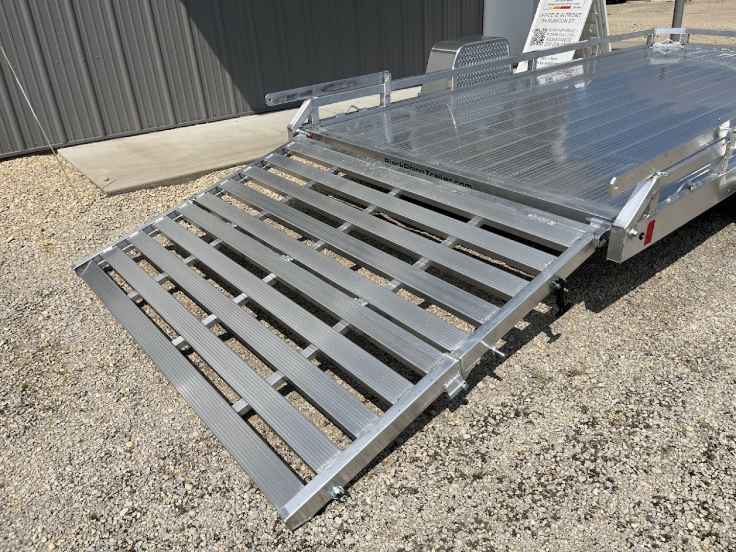 New 2025 Black Rhino Low Pro LPS8114A-3K, Aluminum Trailer w/ Bi-Fold Gate