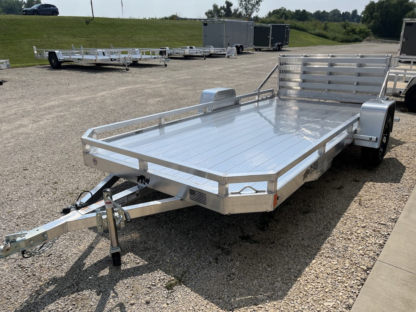 New 2025 Black Rhino Low Pro LPS8114A-3K, Aluminum Trailer w/ Bi-Fold Gate