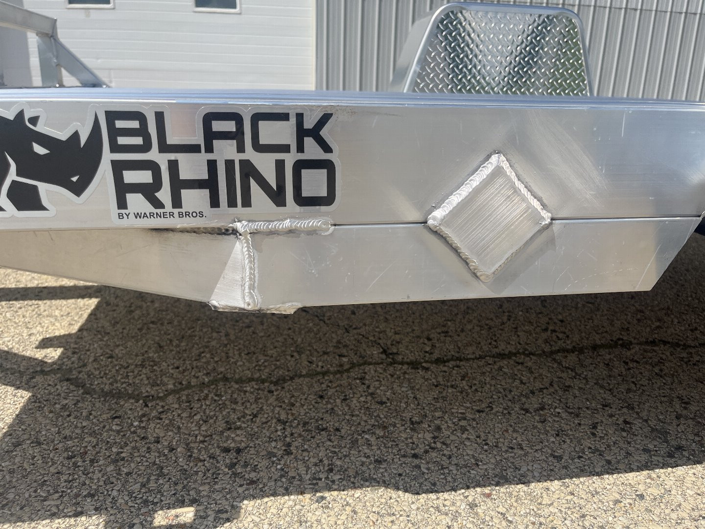 New 2025 BLACK RHINO Aluminum 5'x8' UTS508 w/ No Side Rails ATV Trailer