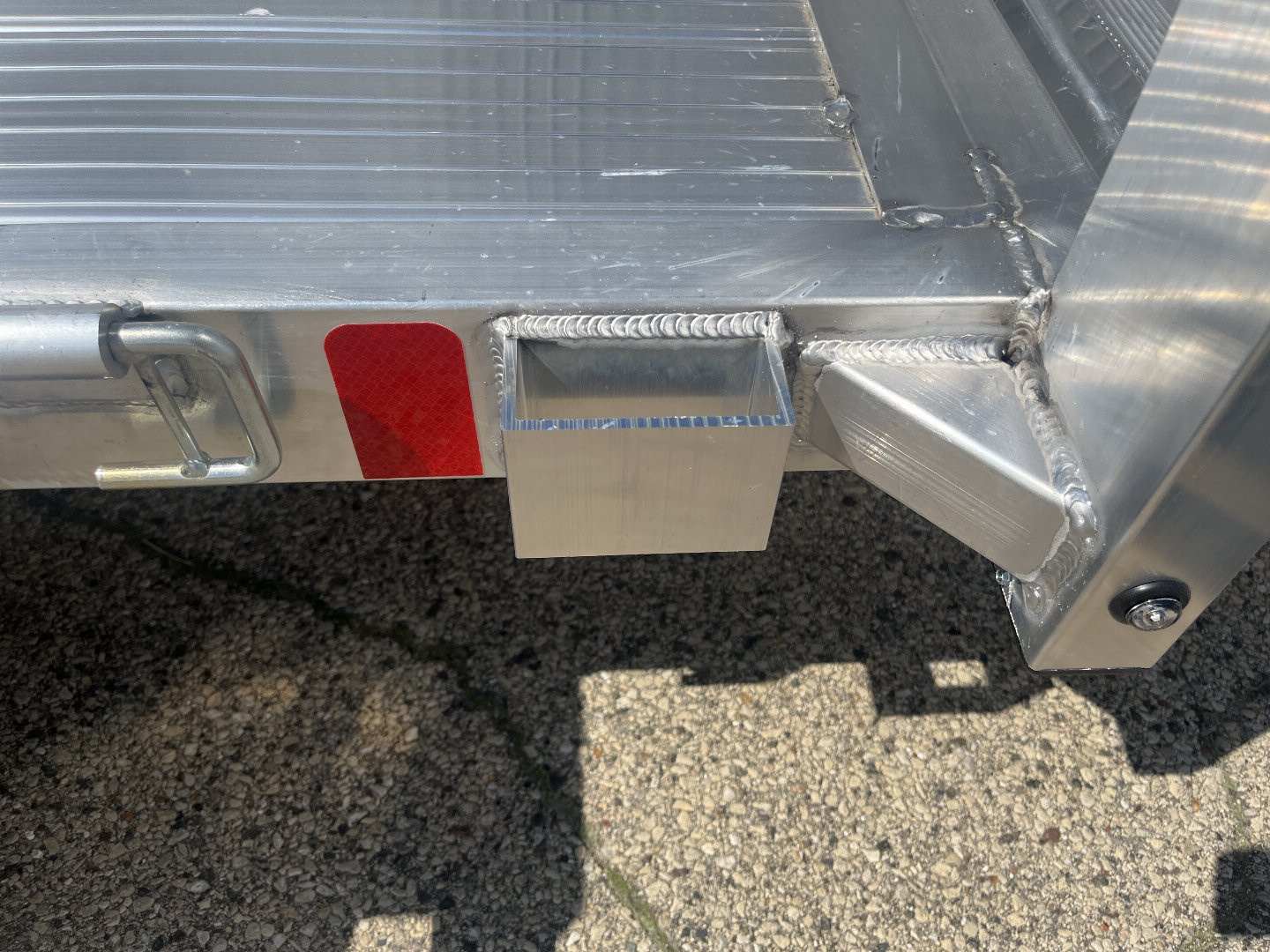 New 2025 BLACK RHINO Aluminum 5'x8' UTS508 w/ No Side Rails ATV Trailer