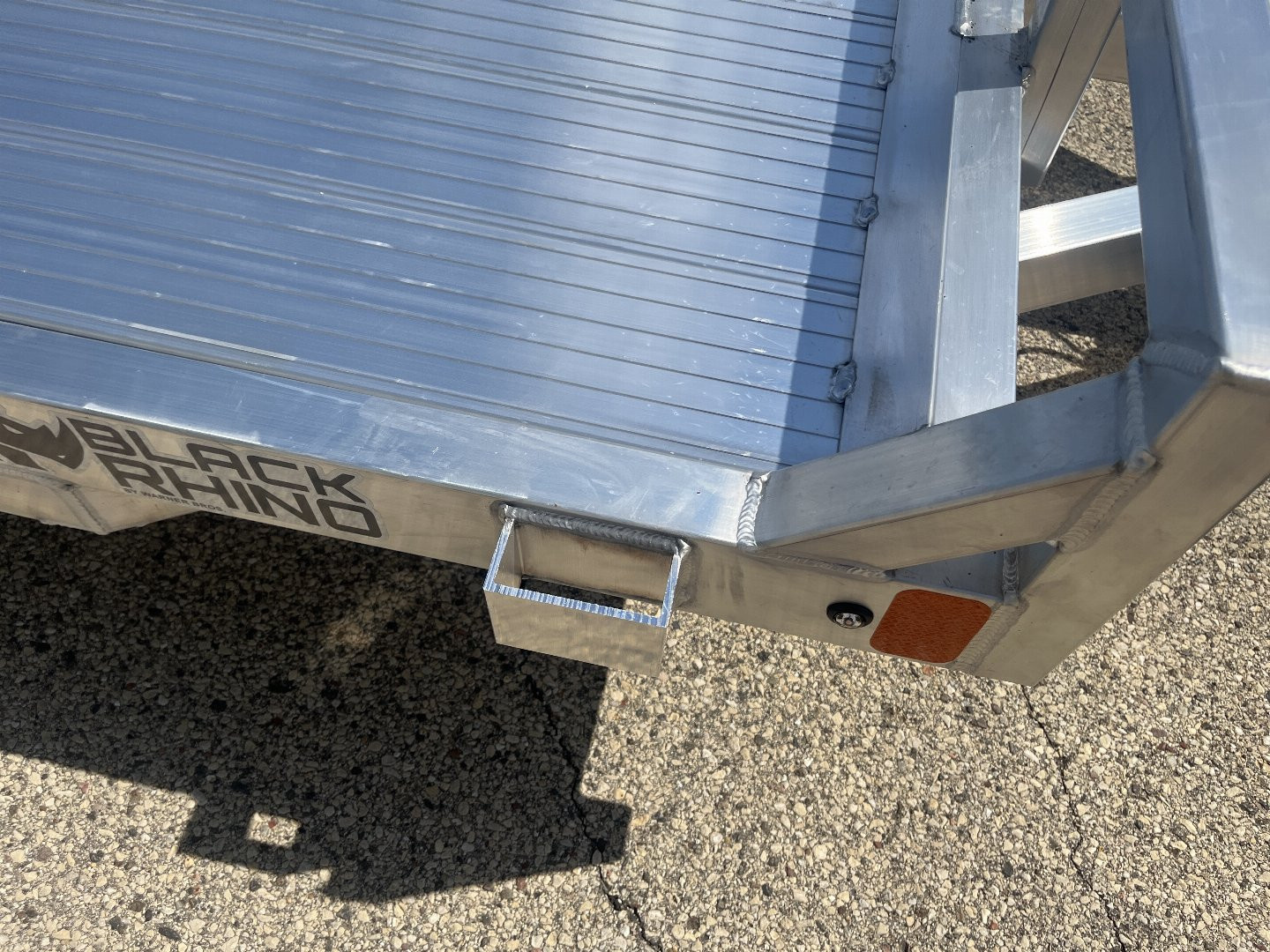 New 2025 BLACK RHINO Aluminum 5'x8' UTS508 w/ No Side Rails ATV Trailer