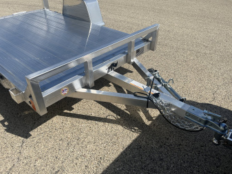 New 2025 BLACK RHINO Aluminum 5'x8' UTS508 w/ No Side Rails ATV Trailer