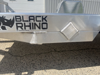 New 2025 BLACK RHINO Aluminum 5'x8' UTS508 w/ No Side Rails ATV Trailer