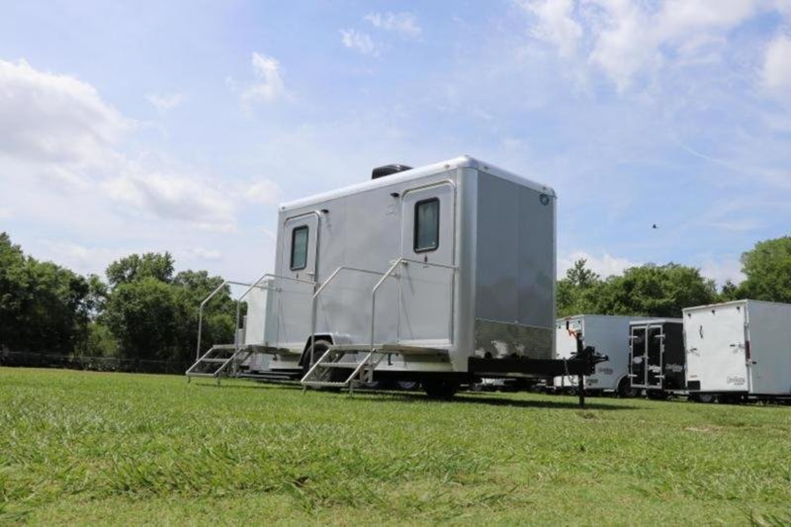 Used 2020 2 Station Restroom Trailer Forest River