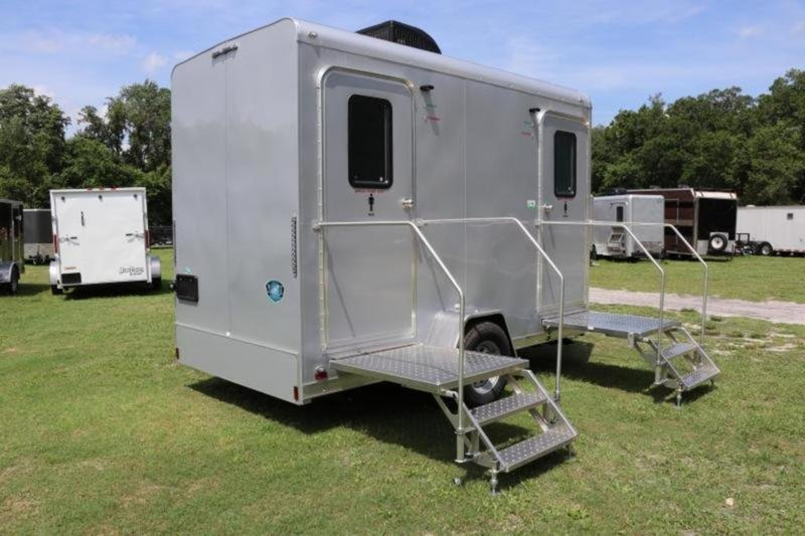 Used 2020 2 Station Restroom Trailer Forest River