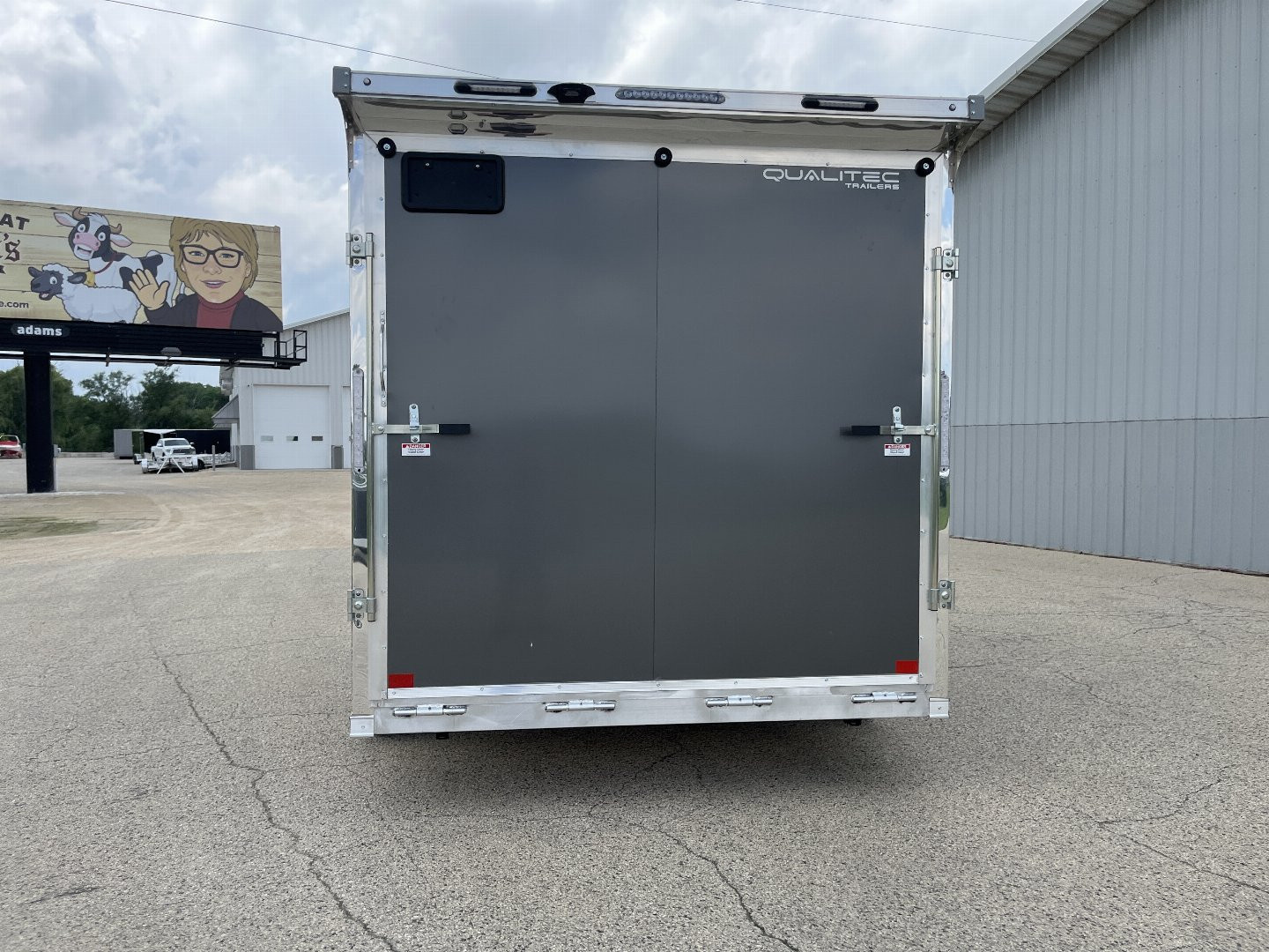New 2025 Qualitec Aluminum 7.5'x12'+30" Aerostar w/ UTV Package Cargo / Enclosed Trailer