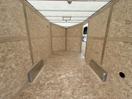 New 2025 Qualitec Aluminum 7.5'x12'+30" Aerostar w/ UTV Package Cargo / Enclosed Trailer