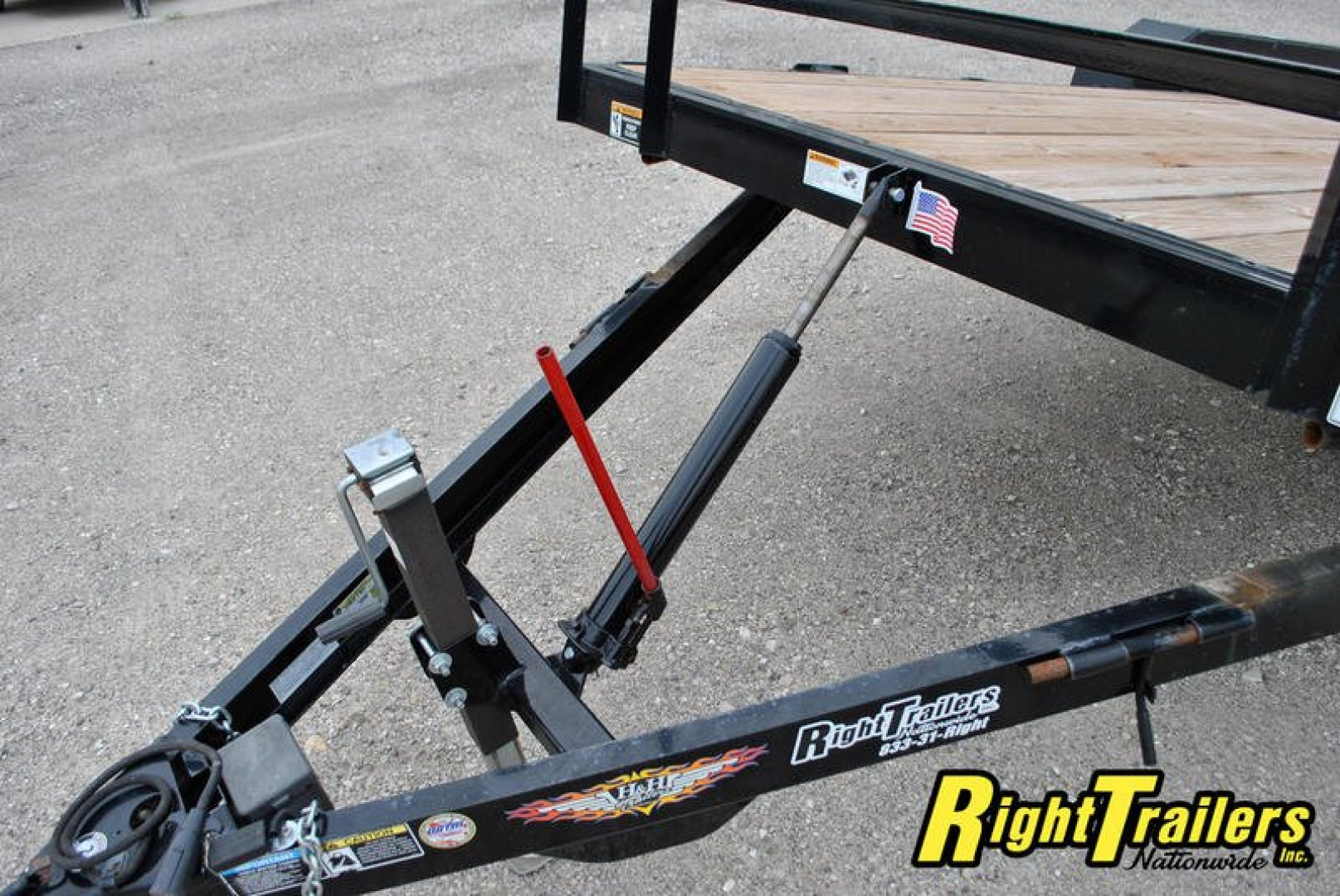 Used 2020 7X20 H&H Tilt Trailer