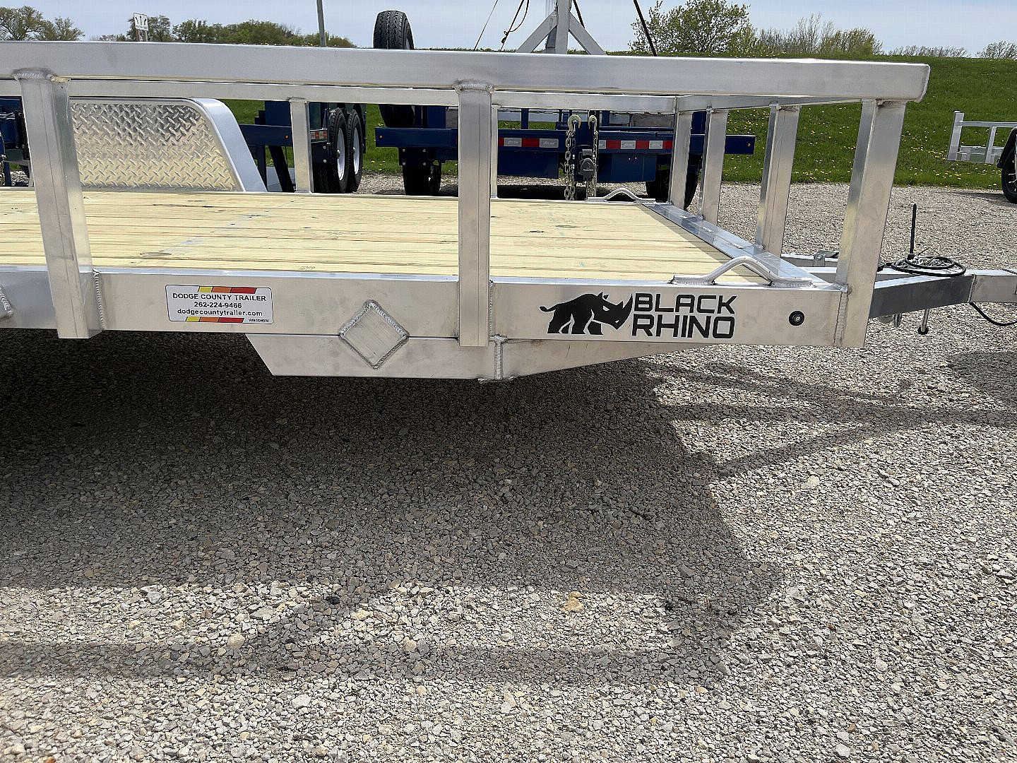 New 2025 Black Rhino EXS510 Aluminum Trailer w/ Wood Deck